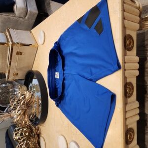 Adidas  YOUTH Athletic Shorts in Blue and Black